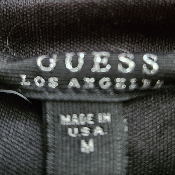 GUESS Matilda Shadow Mesh Skirt, Black, Size M - Picture 3 of 3